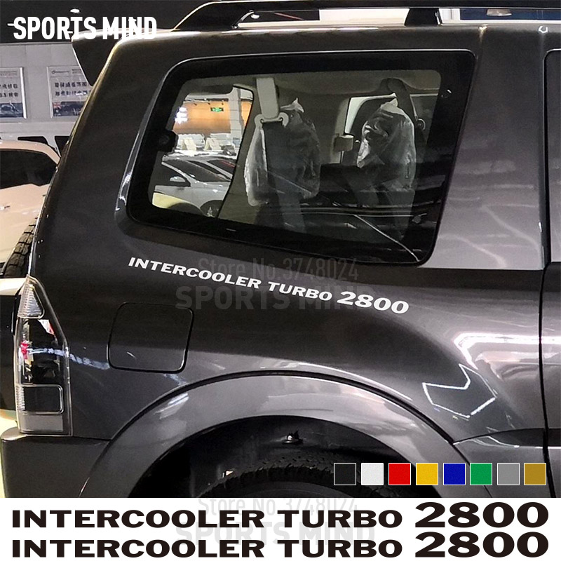 Pet X Supplies - 2 X Naklejka na samochód Intercooler