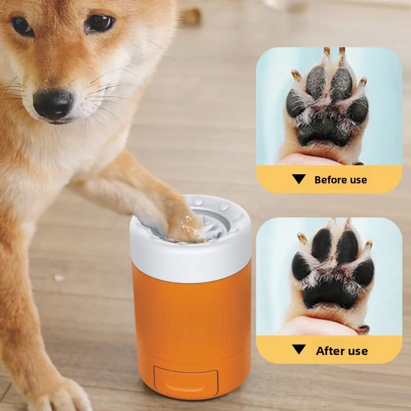 Dog Paw Cleaner - Półautomatyczny kubek do czyszczenia łap zwierząt