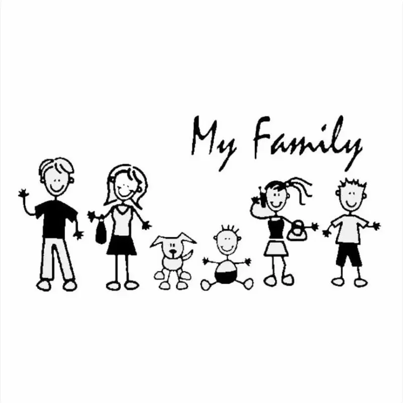 Naklejka samochodowa Family St – Pet Supplies For Dogs recenzja i cena