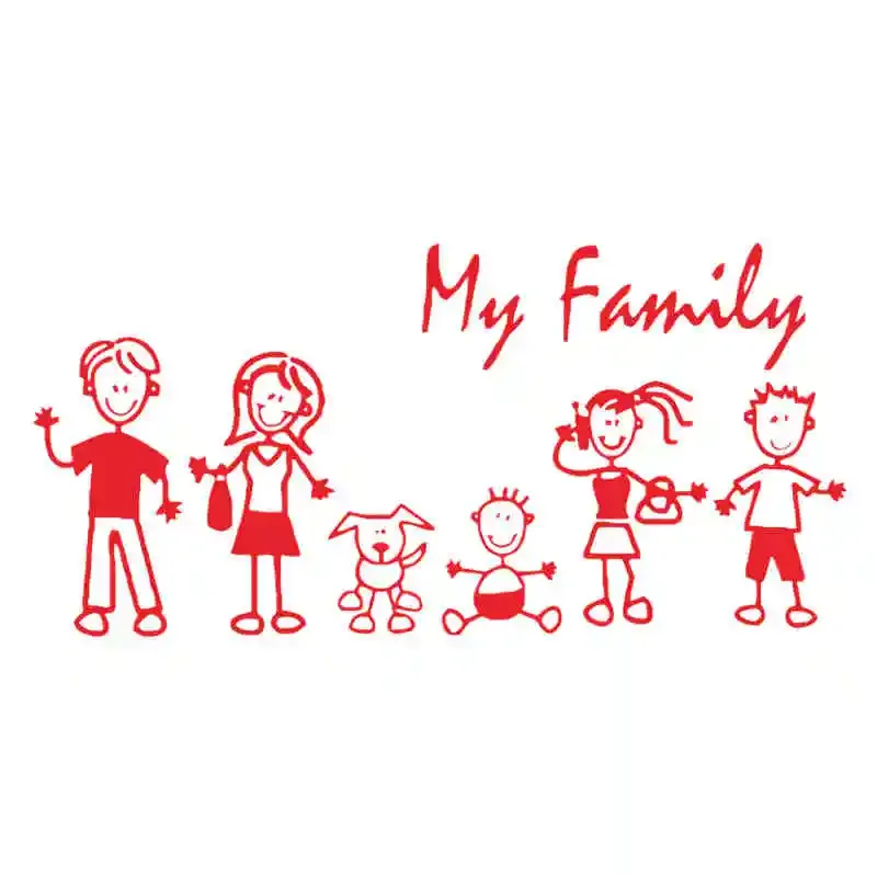 Naklejka samochodowa Family St – Pet Supplies For Dogs recenzja i cena