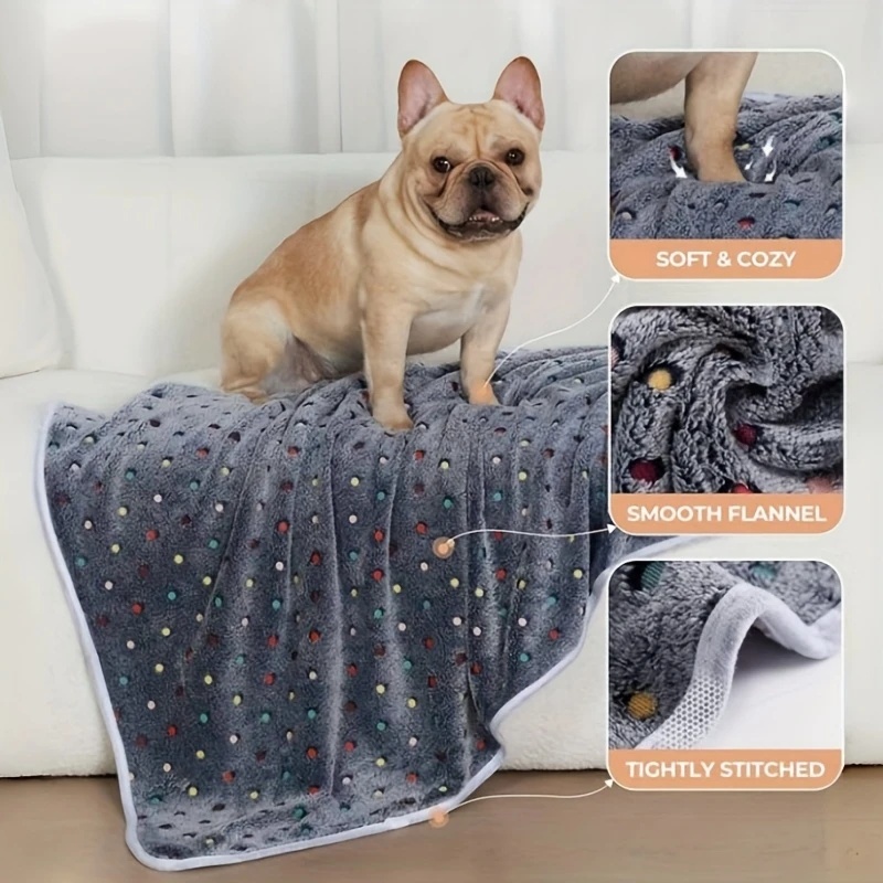 3 SZTUKI Miękki Puszysty Koc d – Pet Supplies For Dogs recenzja i cena